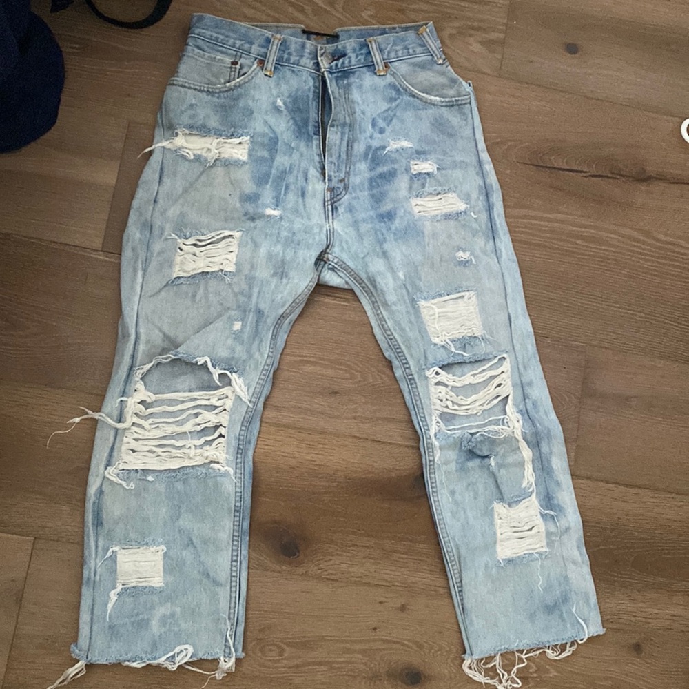 Altered Levi jeans